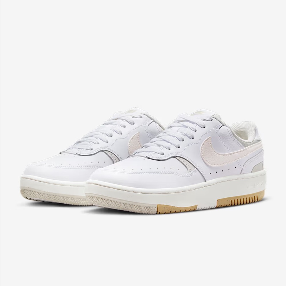 Nike Gamma Force White and Tan Sneakers